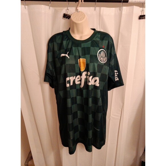 Palmeiras Home Soccer Football Maglia Shirt Jersey - 2021 2022 Puma Brazil - Picture 1 of 5